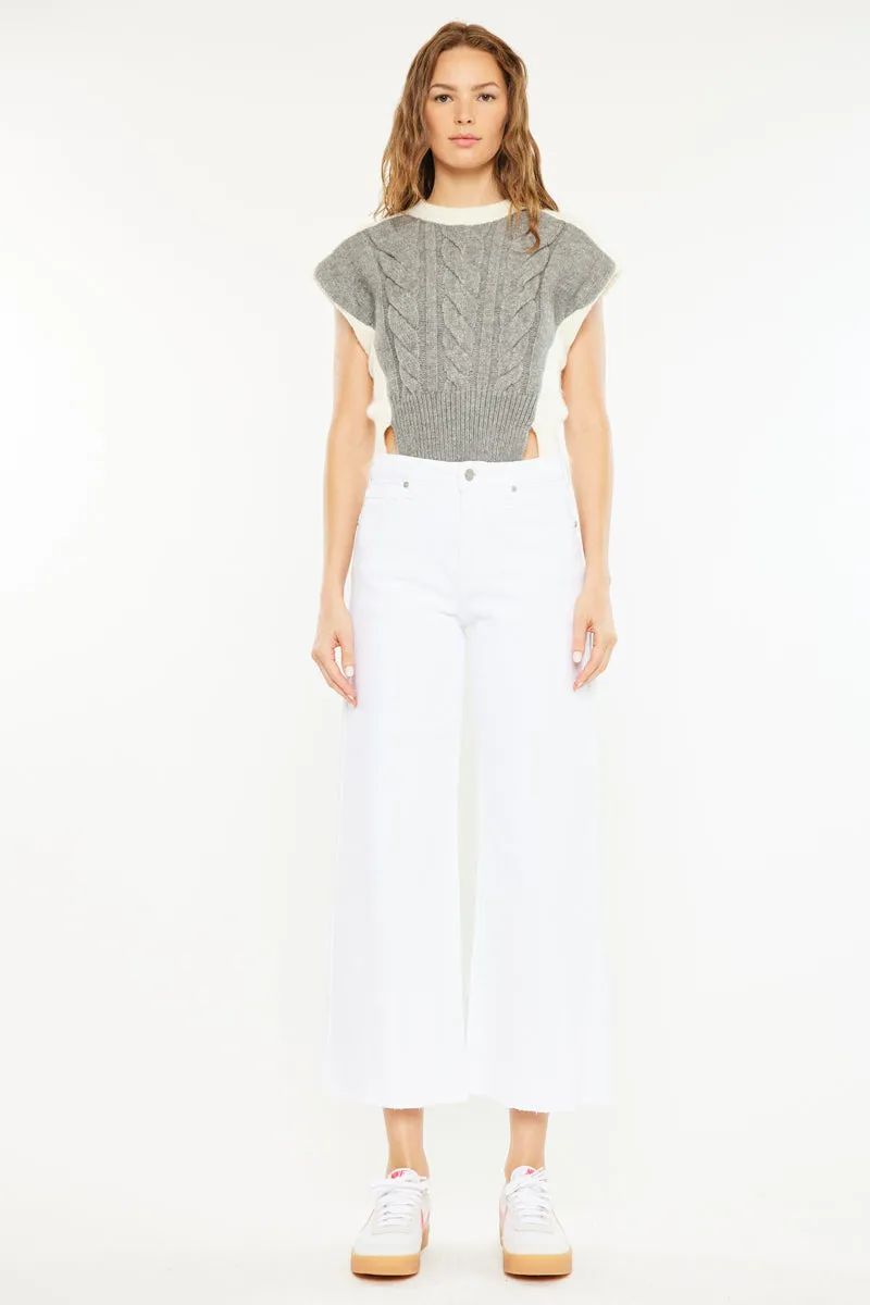 Dianella High Rise Crop Wide Leg Jeans