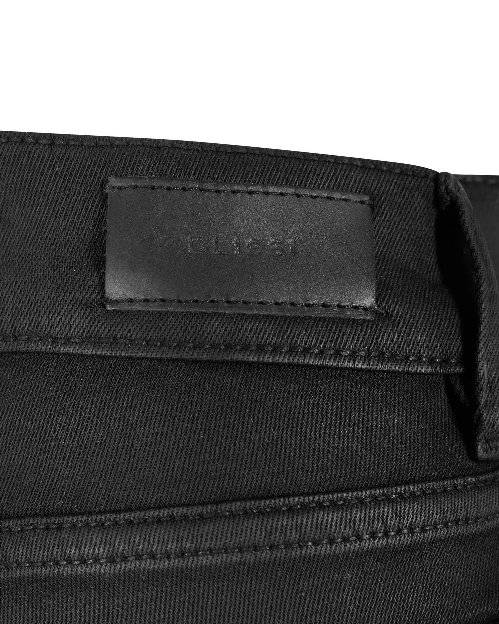 DL1961 Mara Straight Mid Rise Coated Jeans