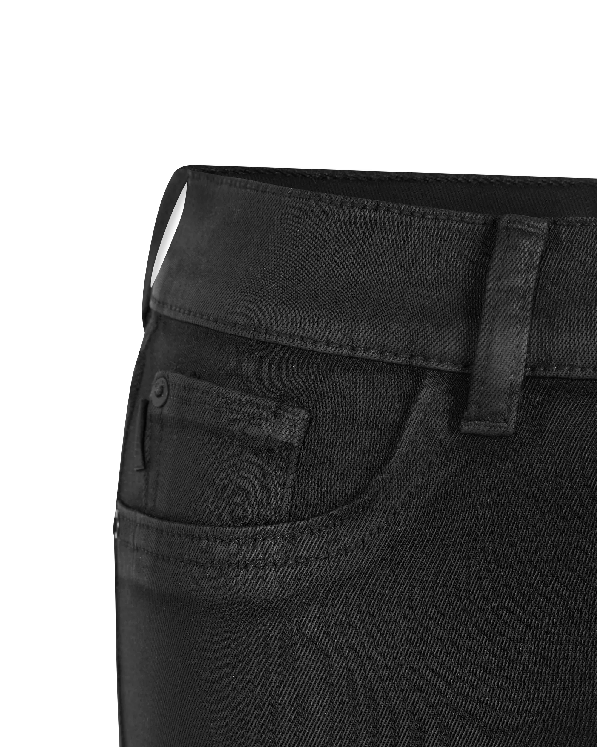 DL1961 Mara Straight Mid Rise Coated Jeans
