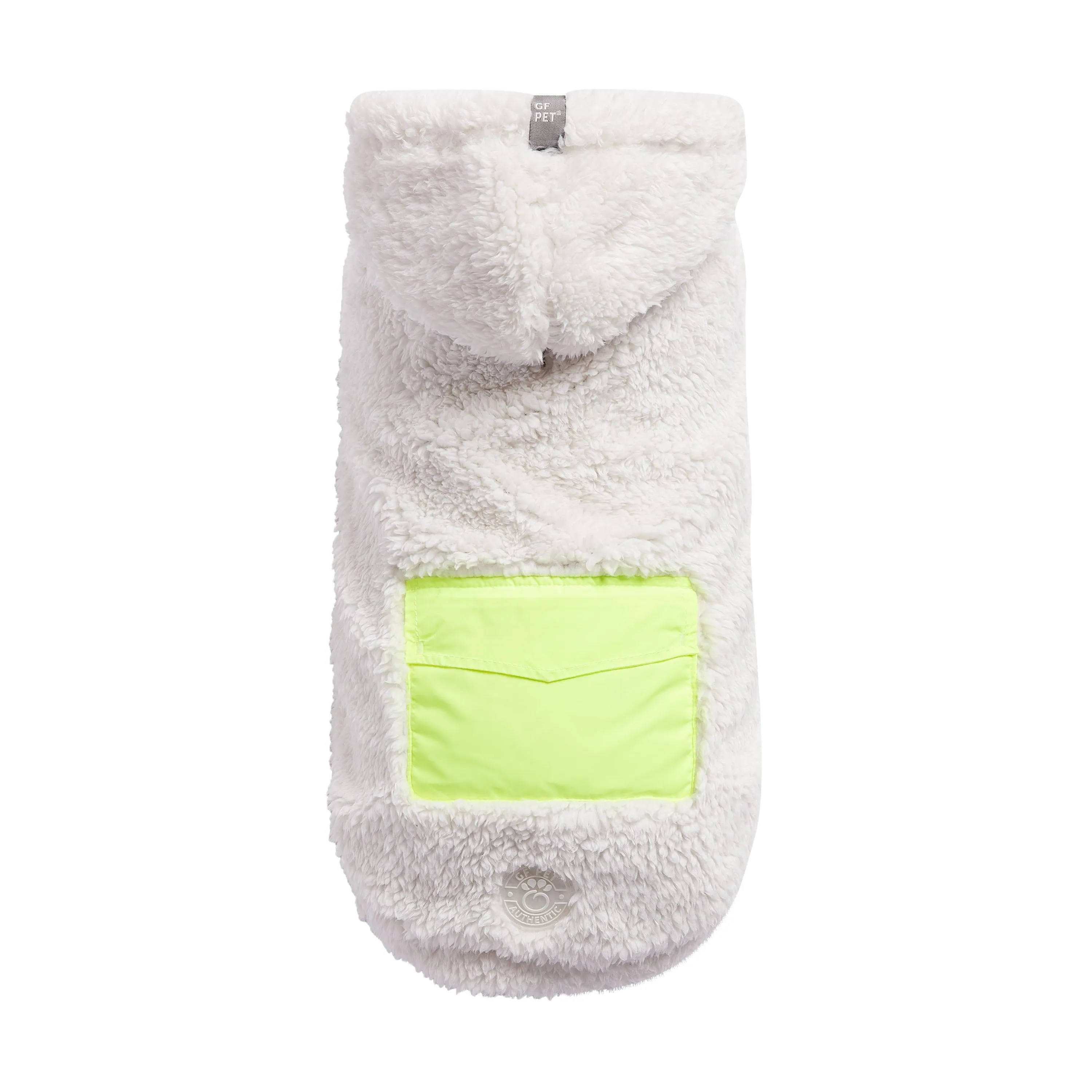 Dog Cozy Fleece Hoodie - White