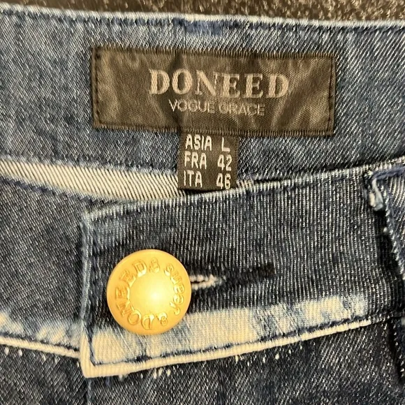 Doneed Vogue Grace Straight Leg Denim Jeans Size 30