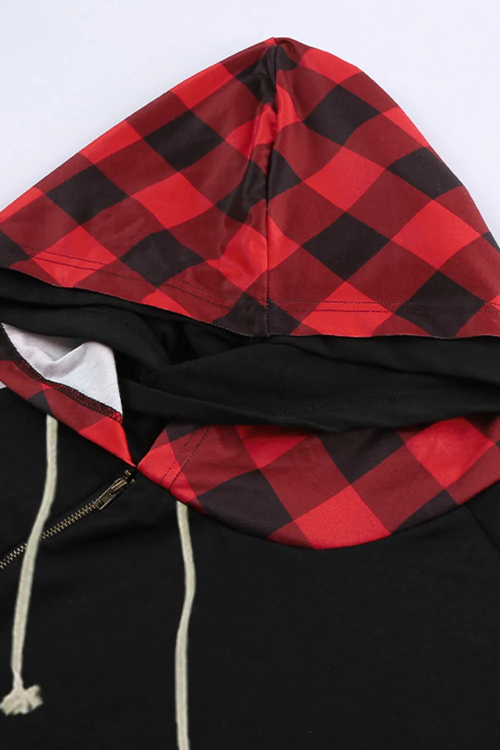 Double Hoods Thumb Hole Hoodie