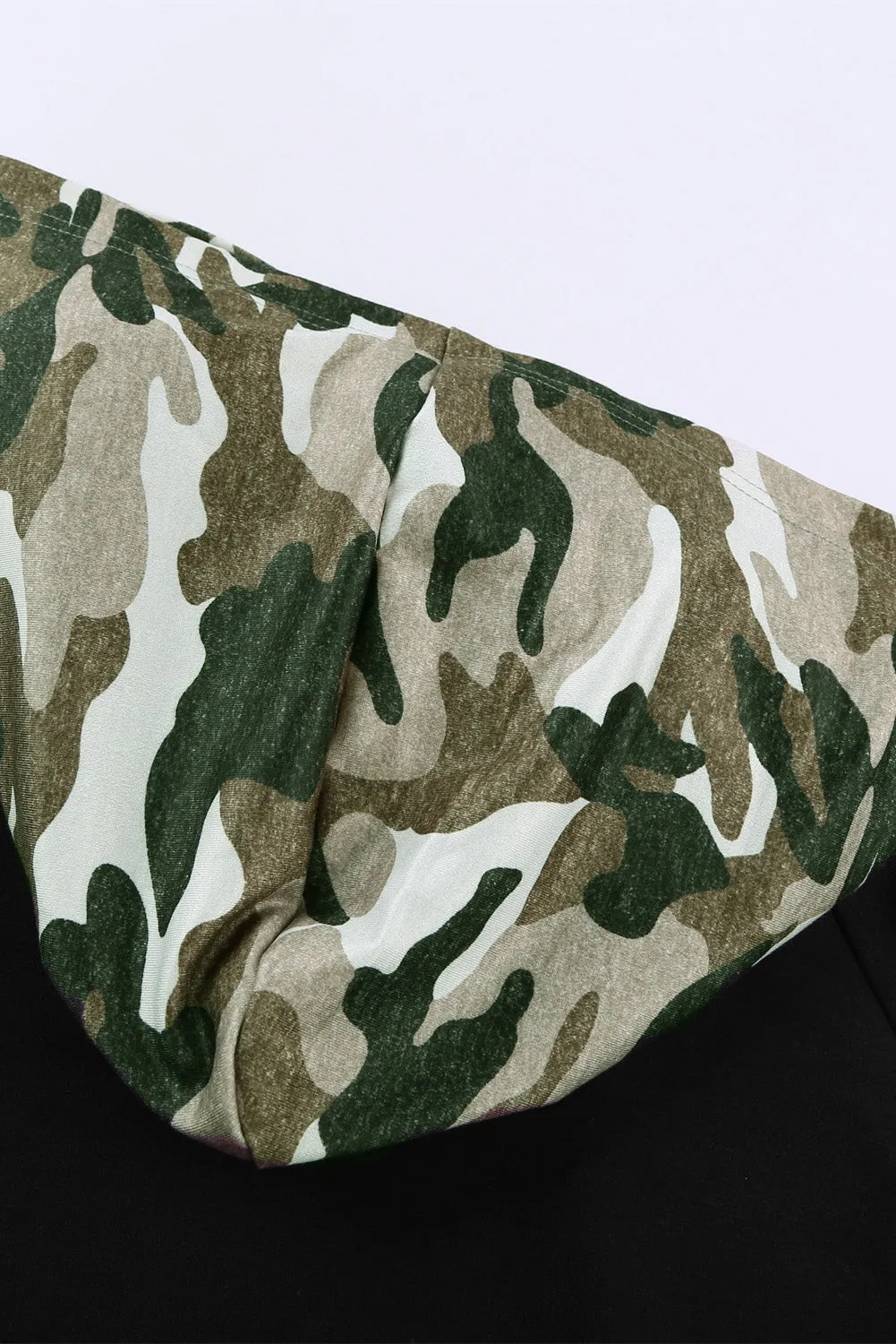 Double Hoods Thumb Hole Hoodie