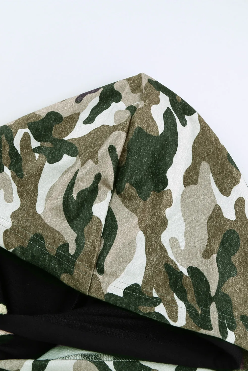 Double Hoods Thumb Hole Hoodie