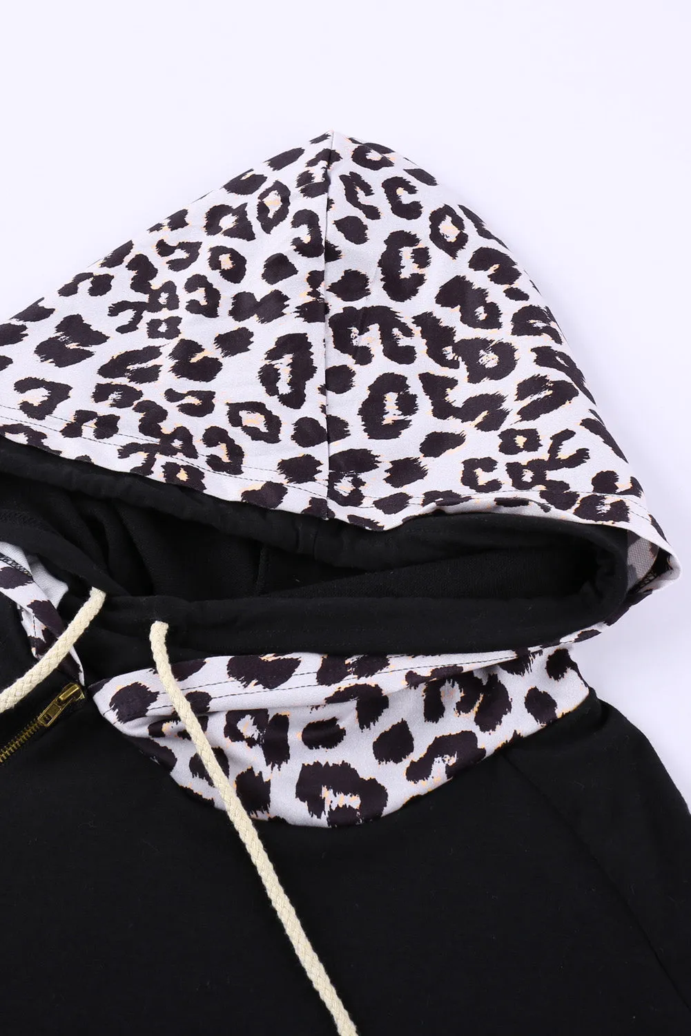 Double Hoods Thumb Hole Hoodie