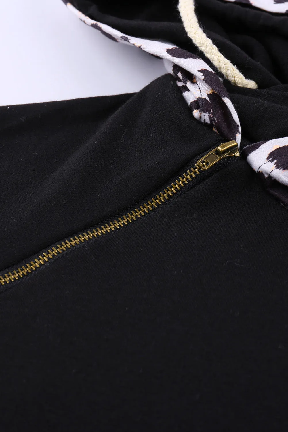 Double Hoods Thumb Hole Hoodie