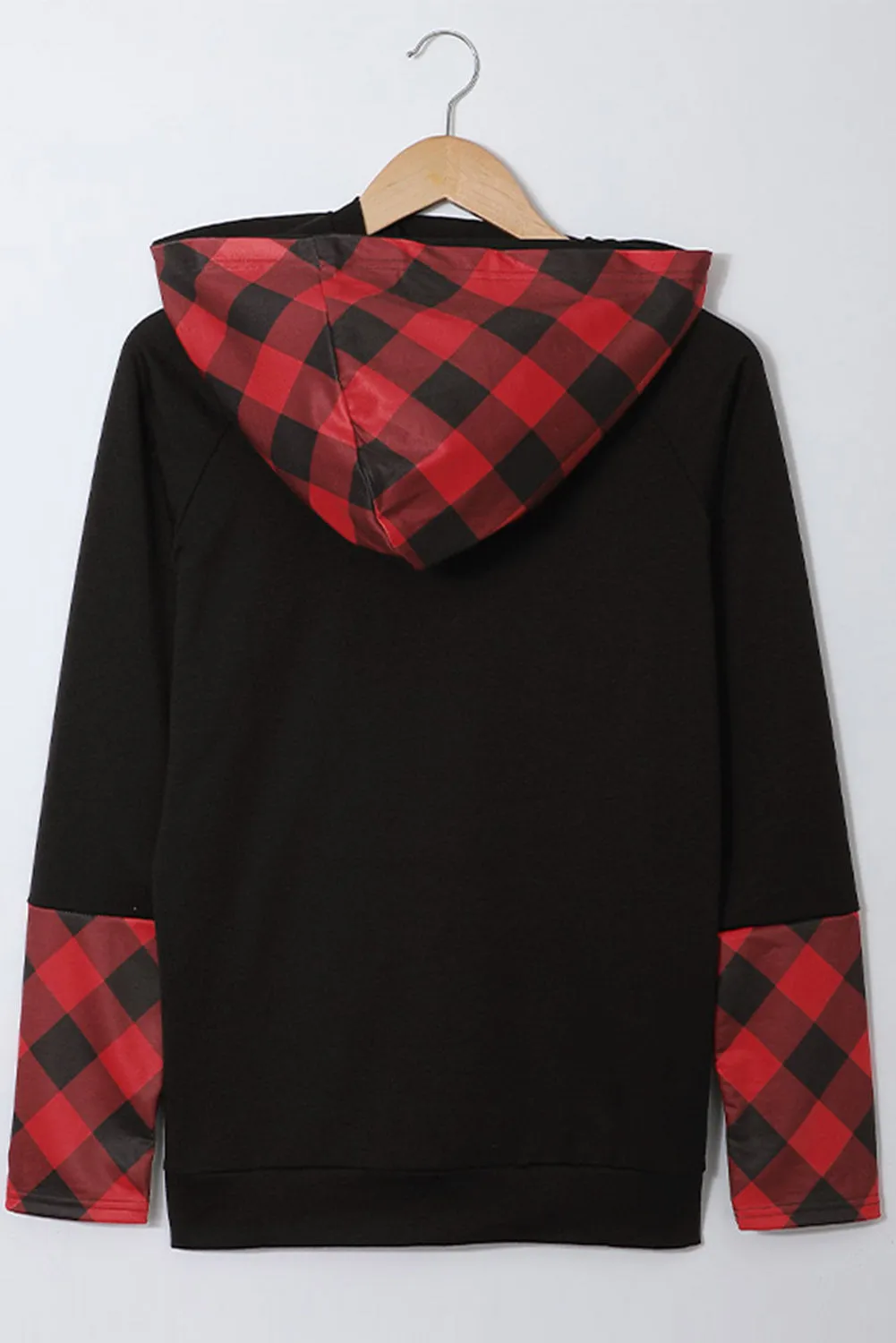 Double Hoods Thumb Hole Hoodie