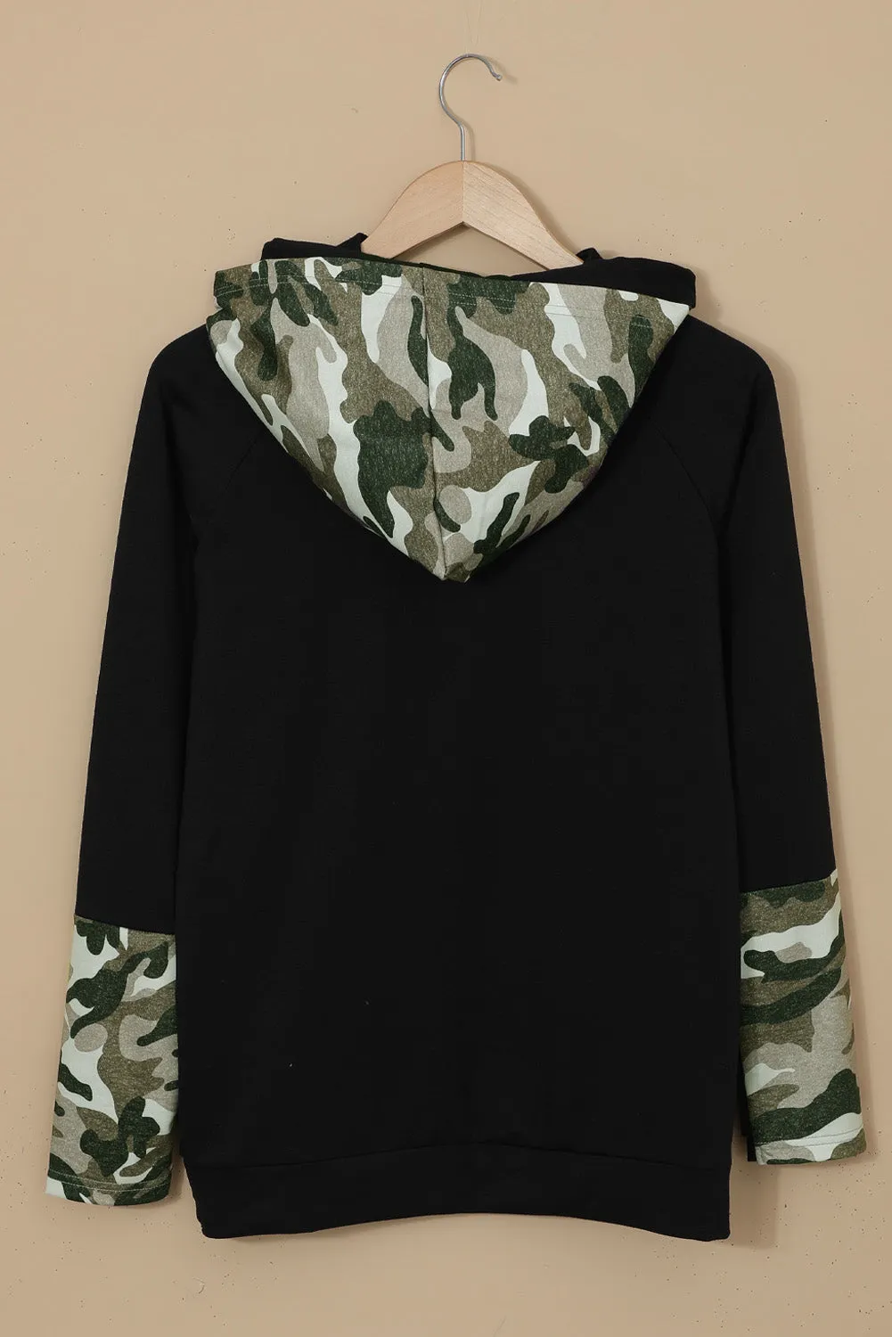 Double Hoods Thumb Hole Hoodie