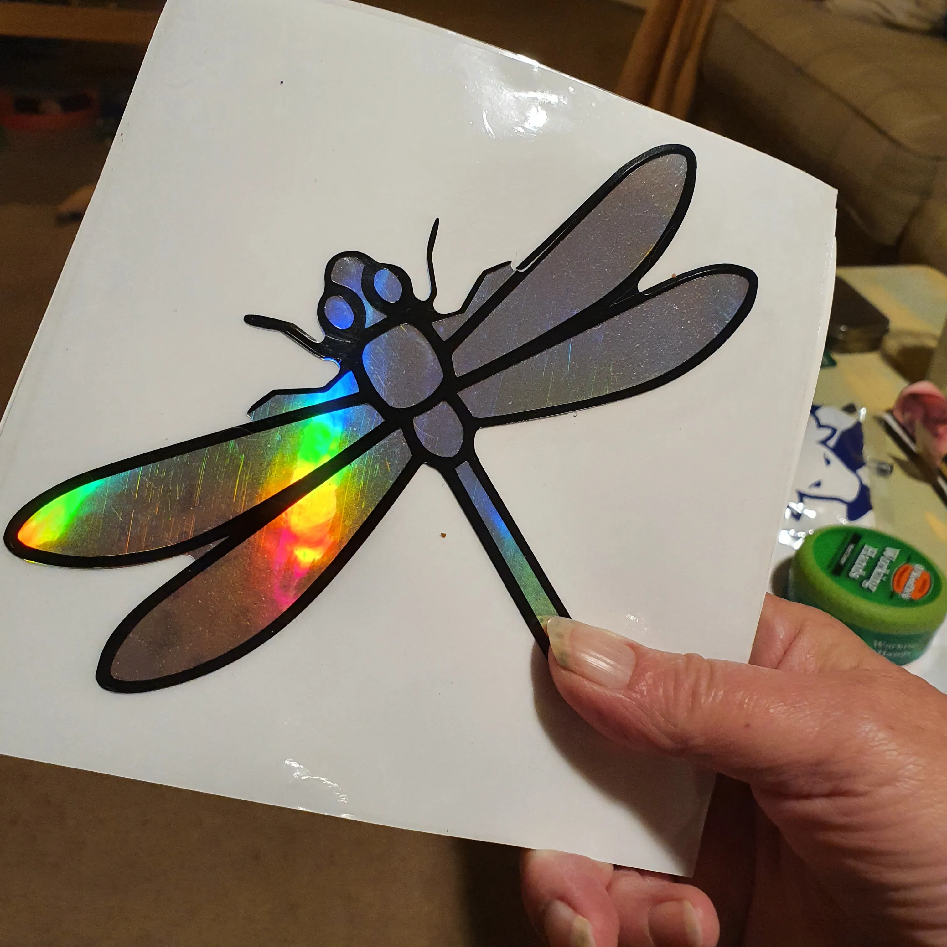 DRAGONFLY DECAL FOR WINDOW CAR LAPTOP MIRROR DRINKS BOTTLE