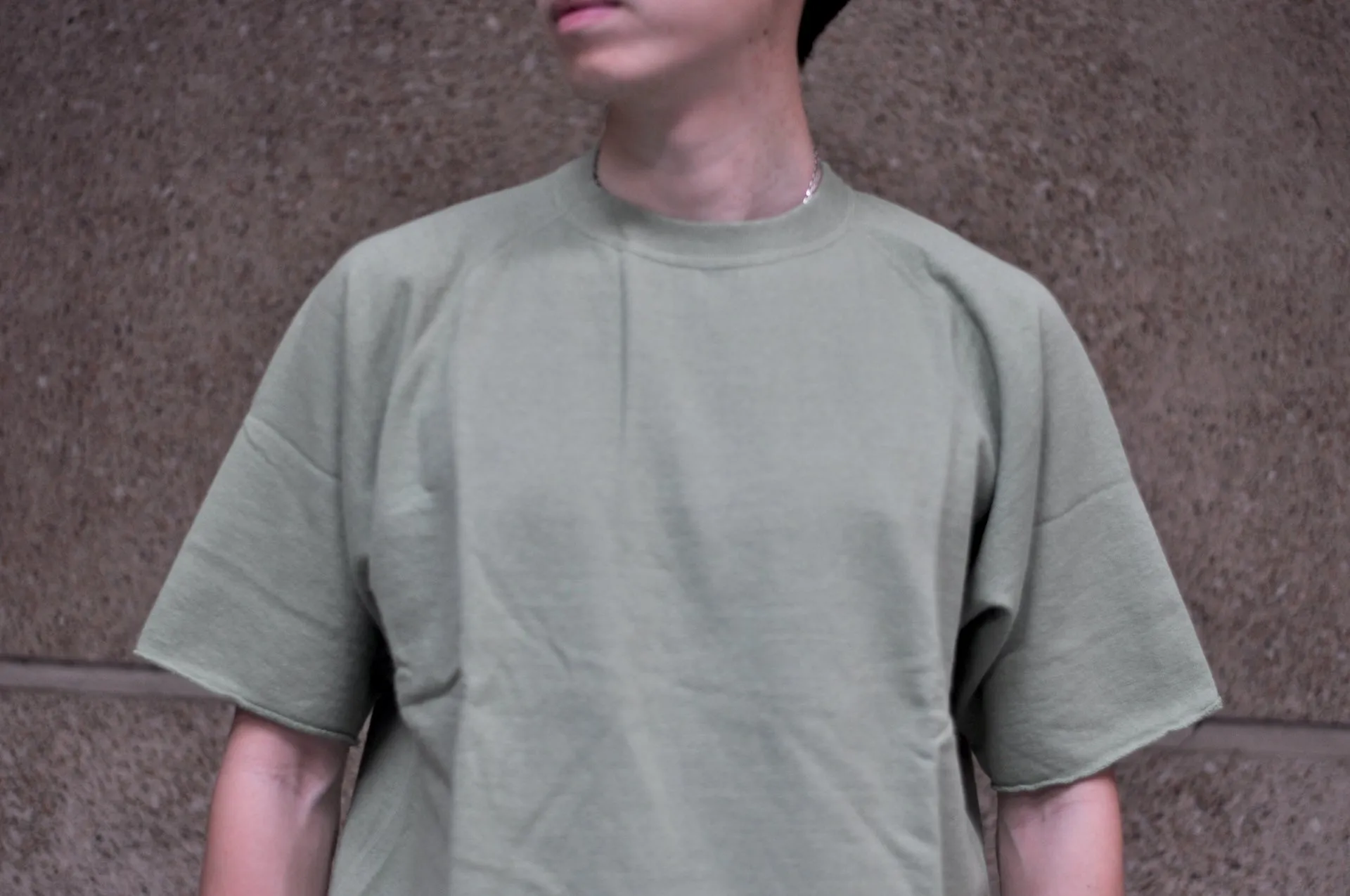 Dubble Works Tubular 'Chopped' S/S Sweatshirt/Tee (Tea Green)
