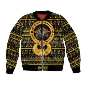 Egyptian God of The Sun Eye of Ra Bomber Jacket LT9