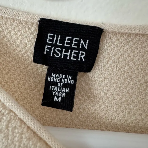 Eileen Fisher Fine knit 100% wool sweater size M