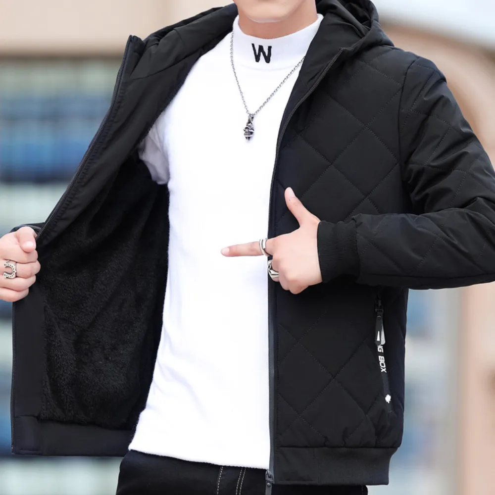 Elie - Stylish and cosy men's hooded jacket