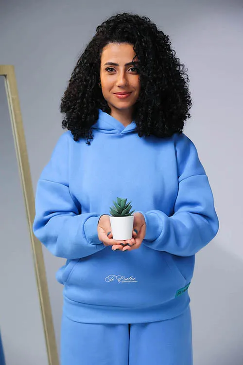 Embrace Change Blue Hoodie