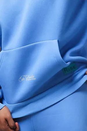 Embrace Change Blue Hoodie