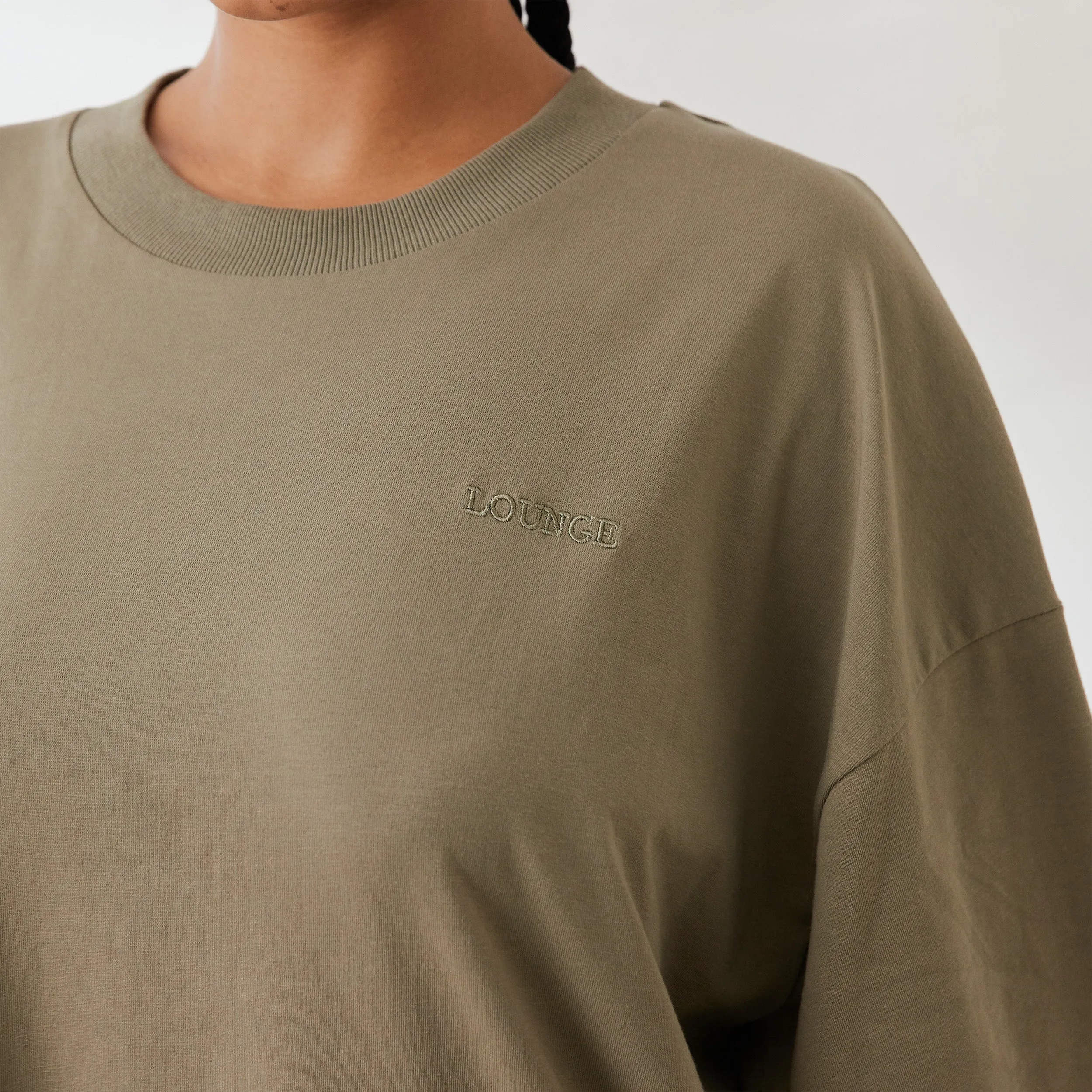 Essential T-Shirt Oversize - Olive