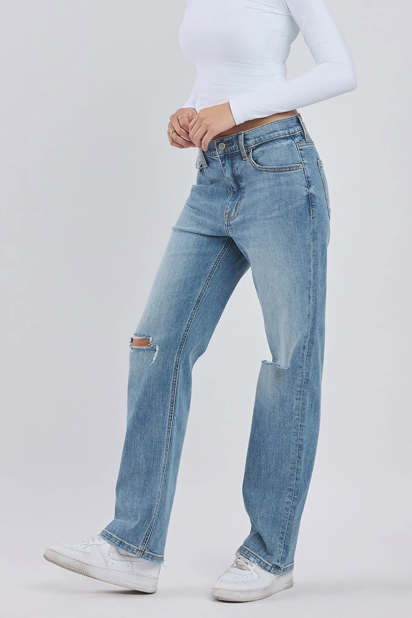 Eunina Codi Dad Jeans in Joshua Cove