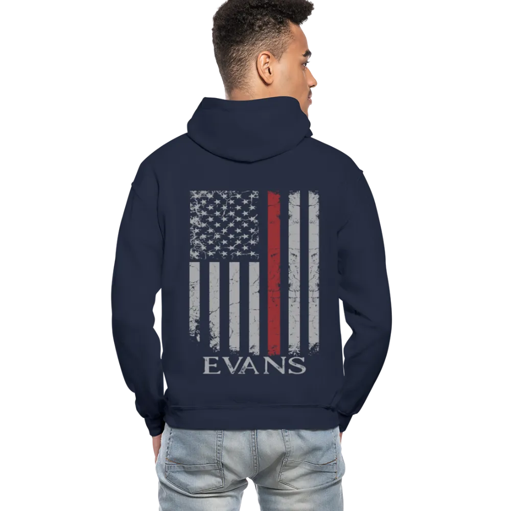 Evans Firefighter Gildan Heavy Blend Adult Hoodie
