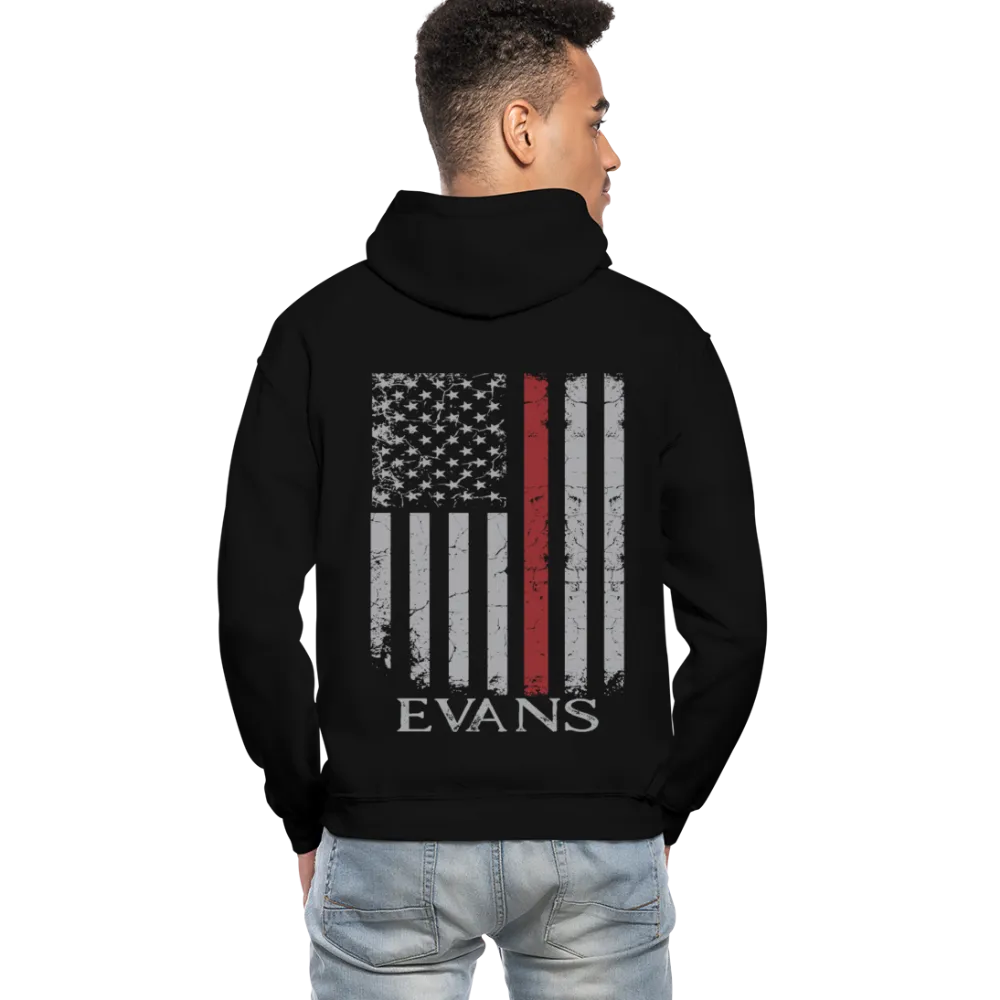 Evans Firefighter Gildan Heavy Blend Adult Hoodie