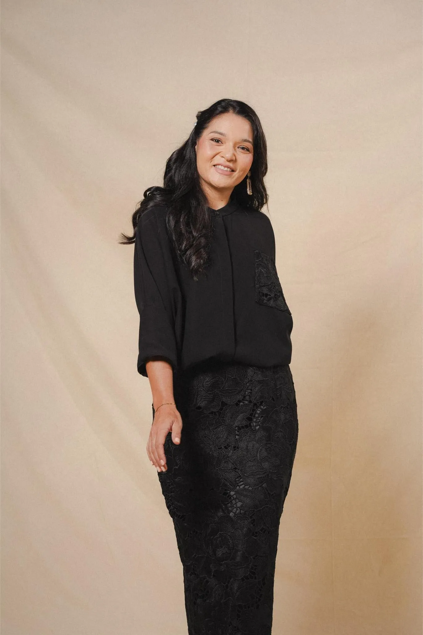 EVE TOP IN NOIR