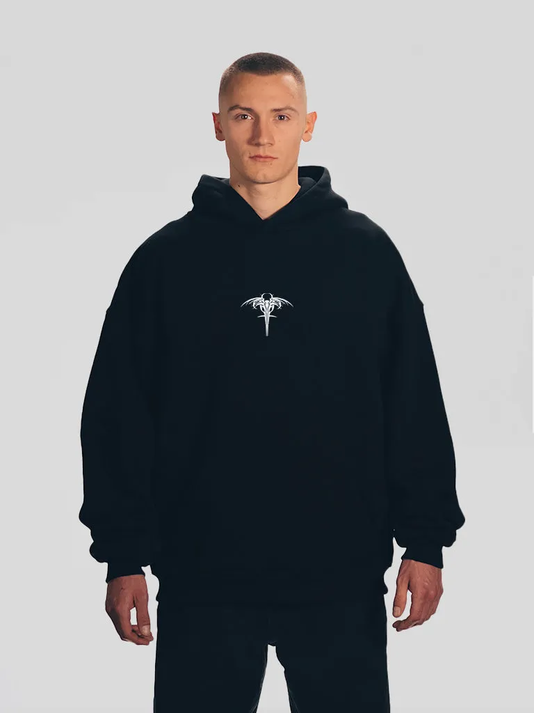 FANTOM 666 Red Oversized Hoodie