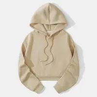 Fashionable Casual Sports Sweet Cool Style New Trend Clean Color Hooded Sixteen Short Hoodie