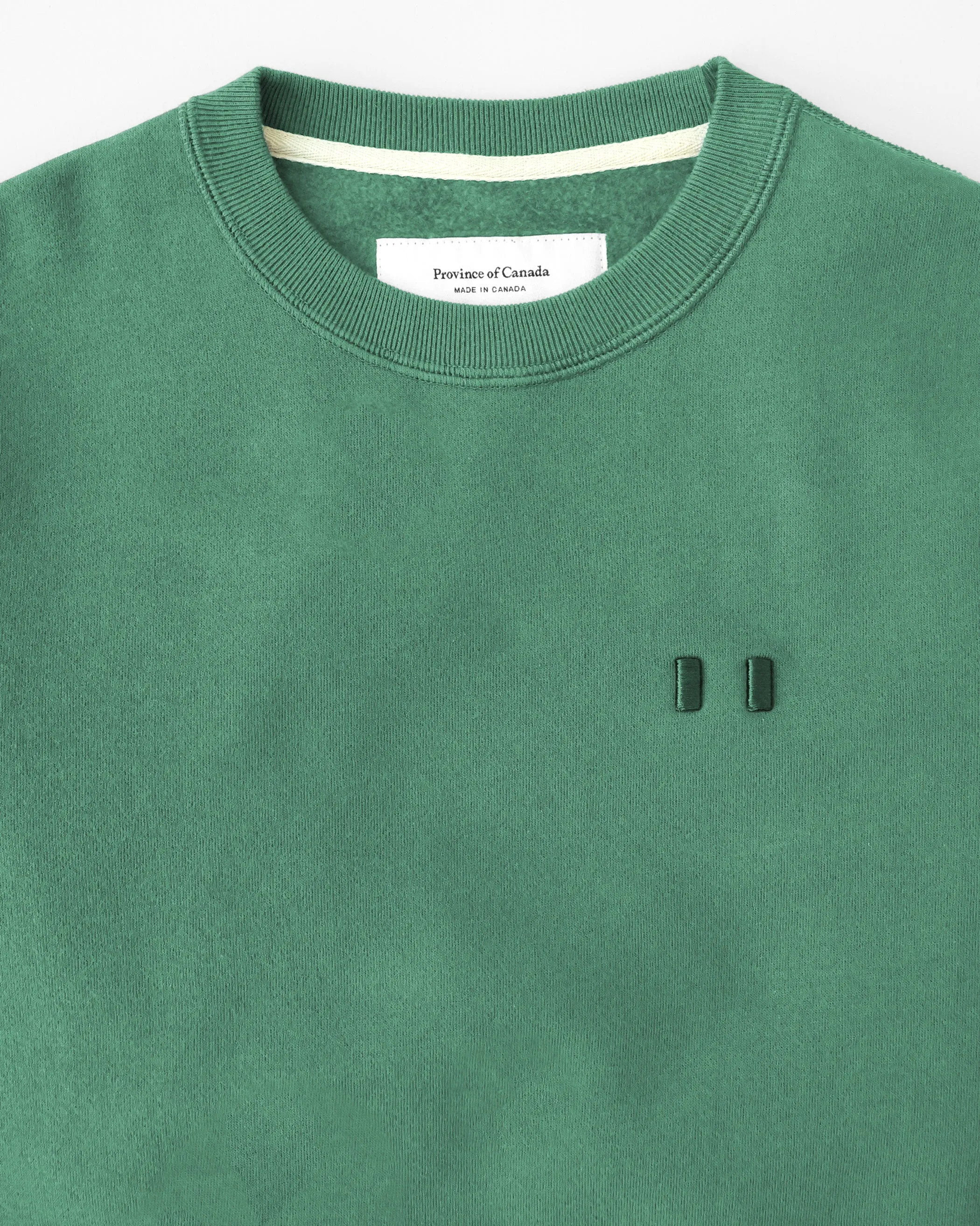 Flag Fleece Sweatshirt Green - Unisex