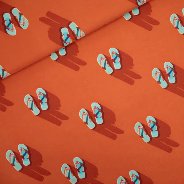 Flip Flops - Cotton French Terry