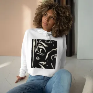 Flux Artistique Crop Hoodie