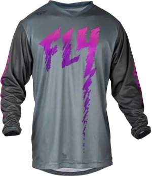 Fly Racing 2024 F-16 Jersey - Grey Charcoal Pink CL