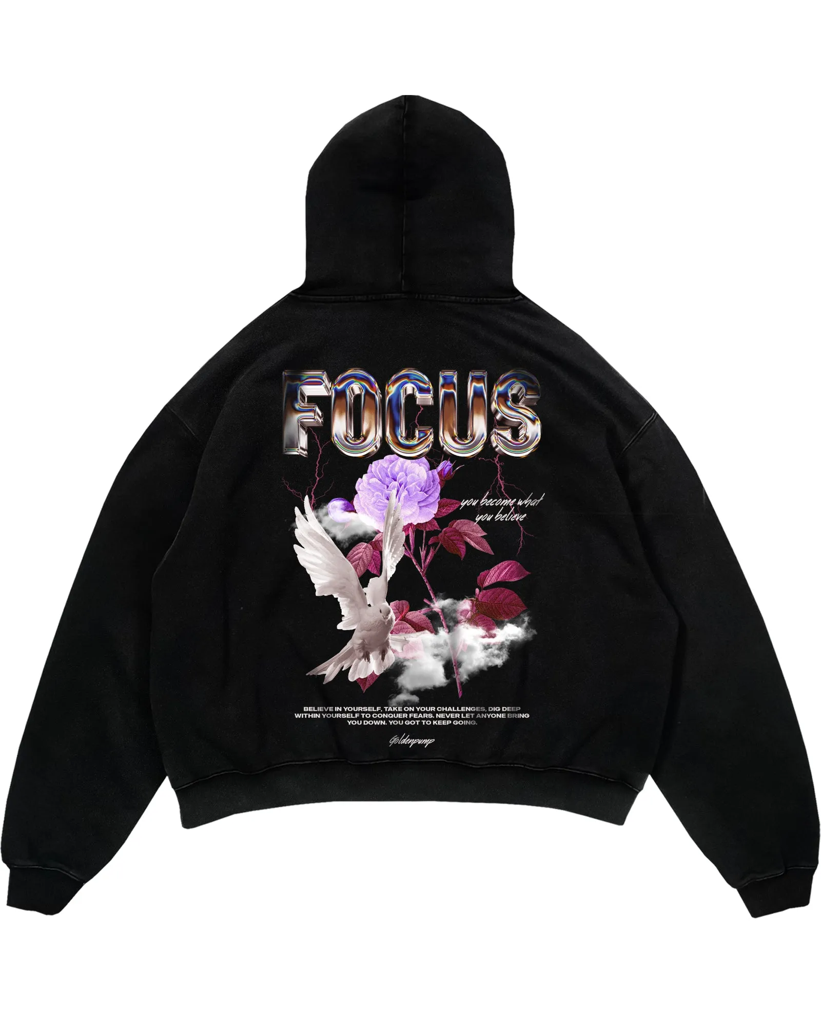 Focus Oversized (Backprint) Hoodie