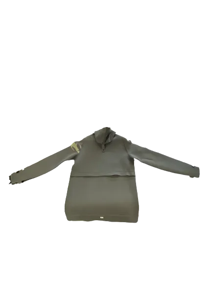 Follow Upstate Anorak Olive Neoprene Hooded Jacket