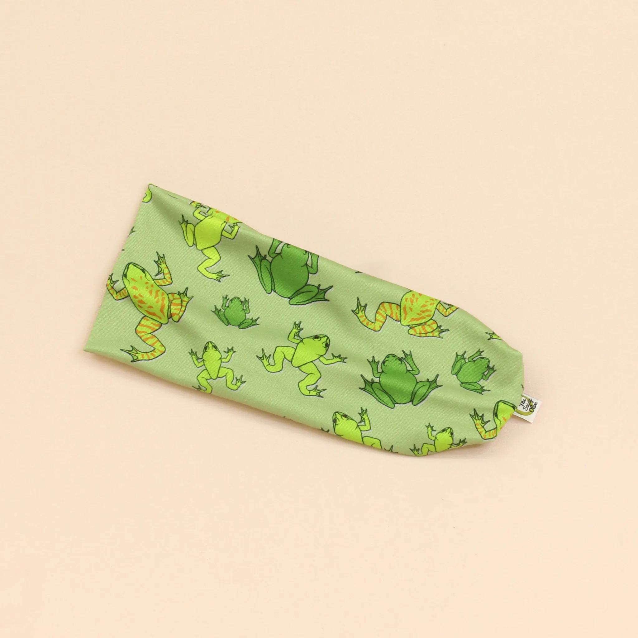 Frogs on Frogs Stretch Headband