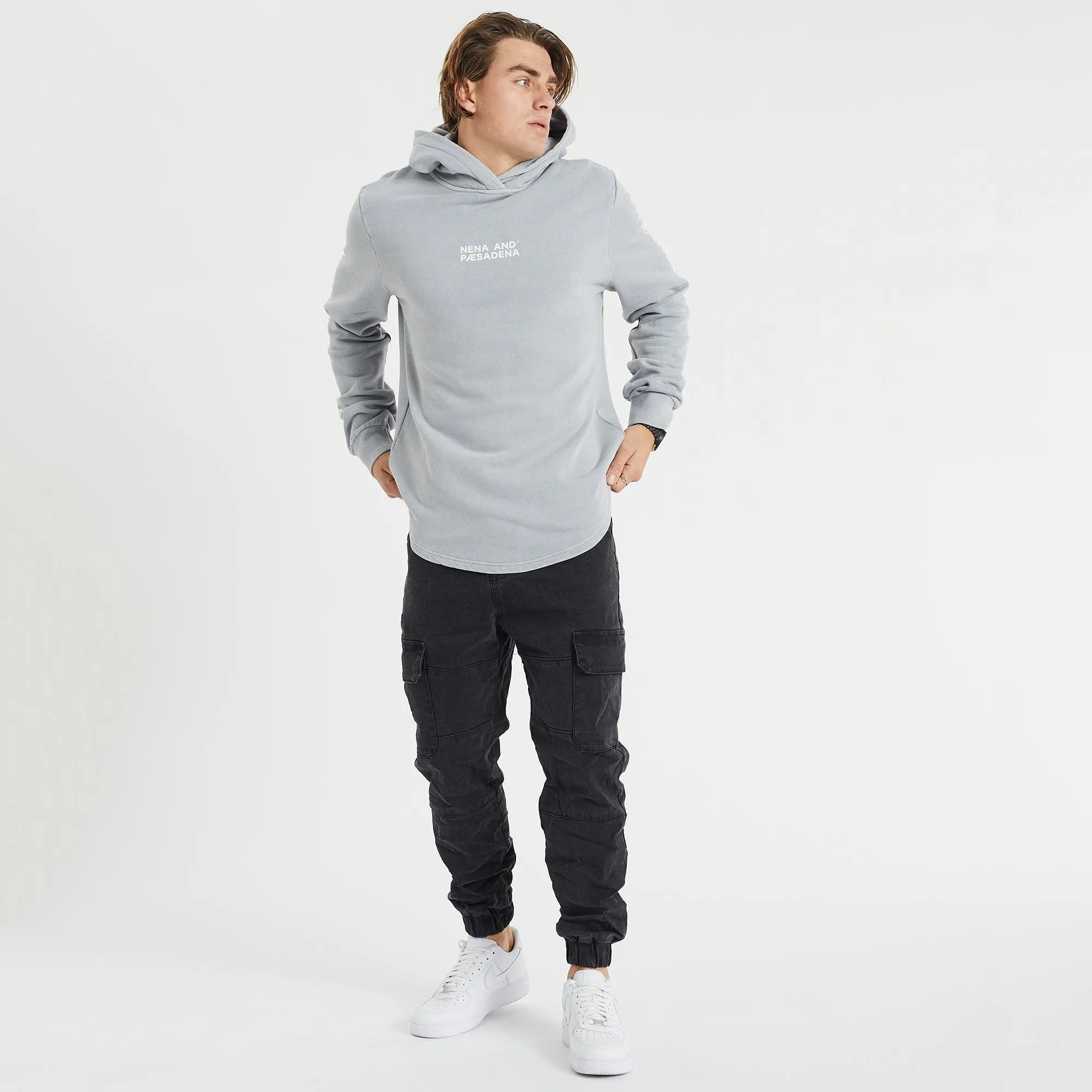 Future Hooded Dual Curved Hoodie Pigment Alloy