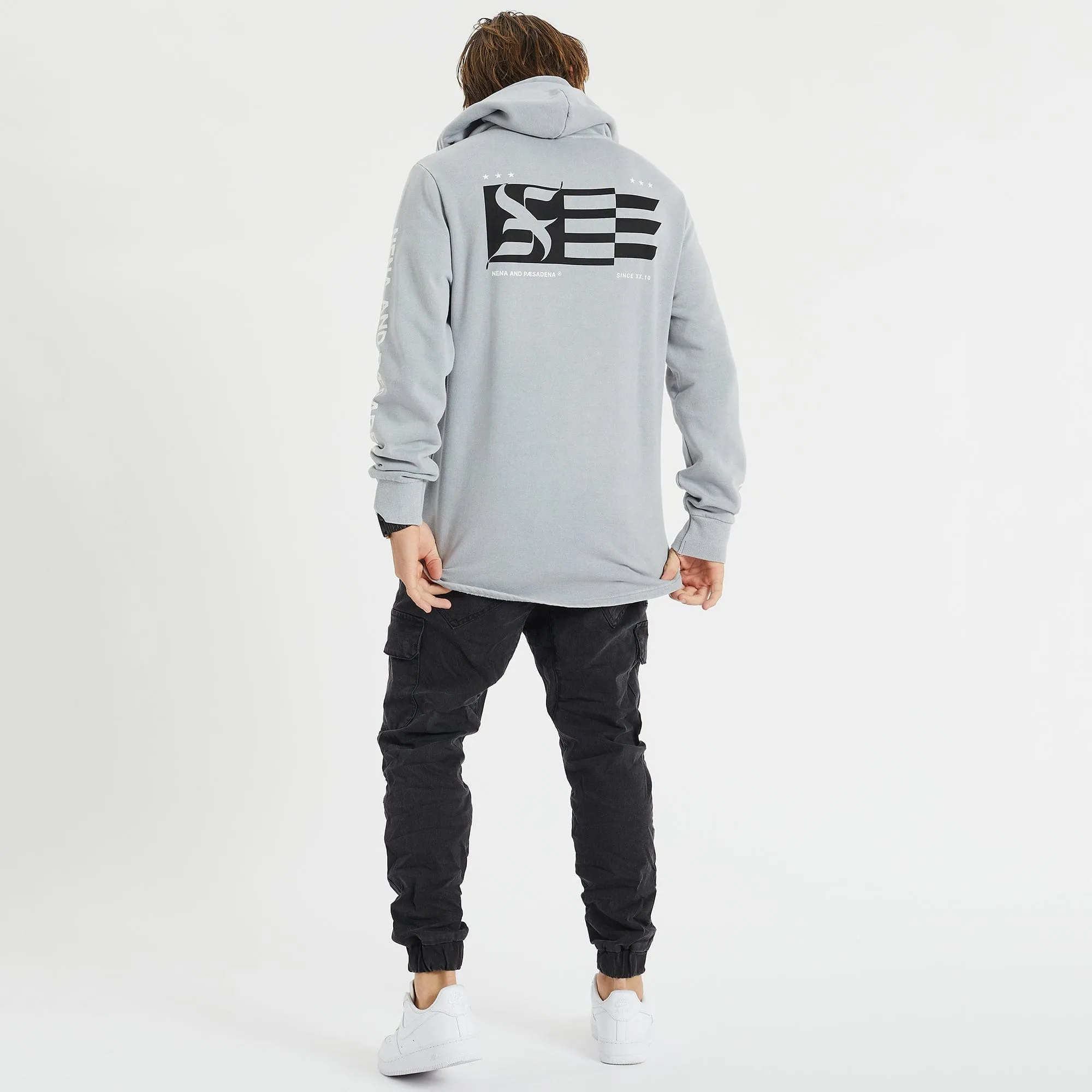 Future Hooded Dual Curved Hoodie Pigment Alloy