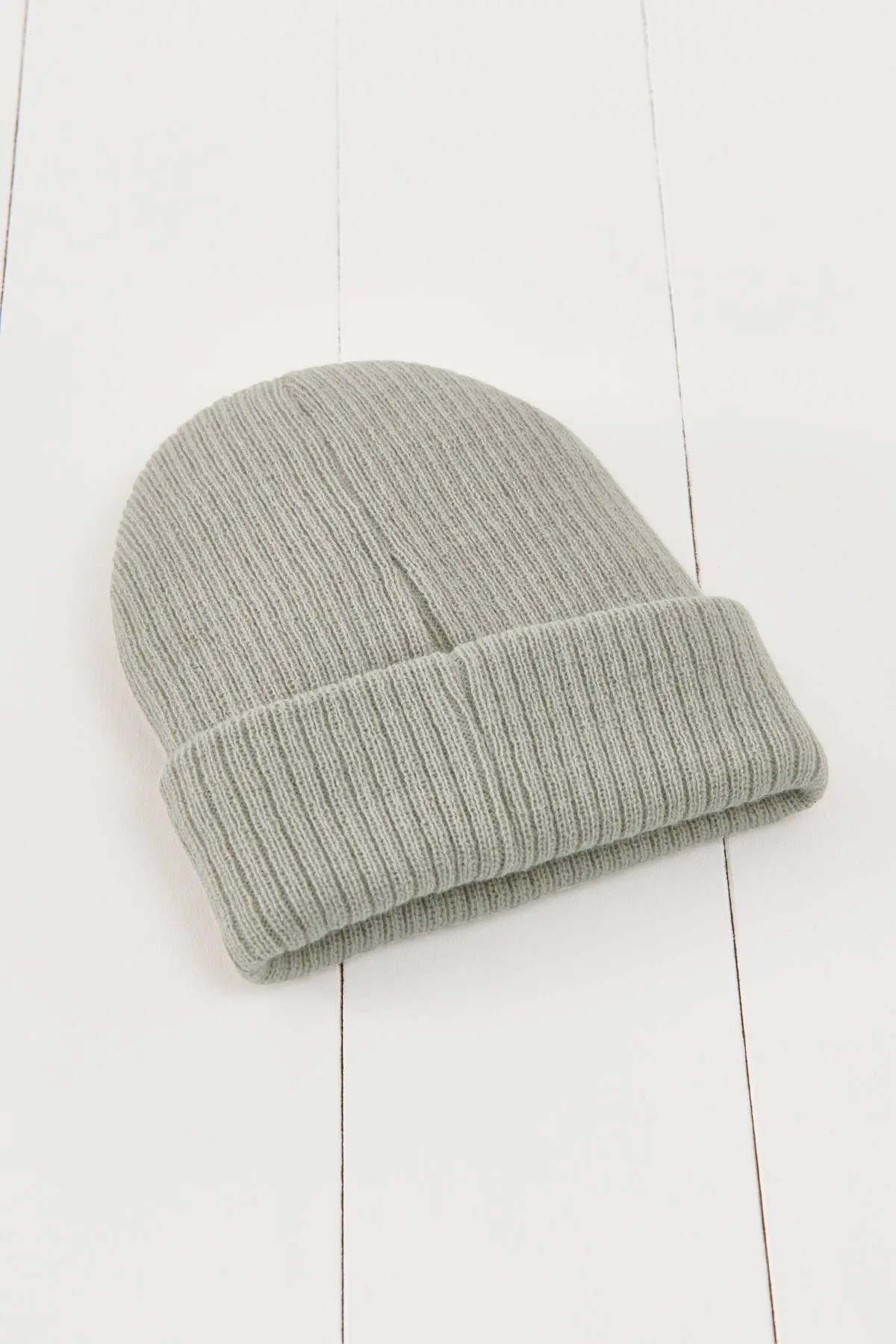 Geo Thermal Grey Beanie