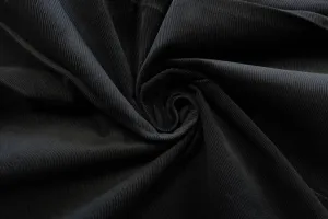 Glasgow - 21 Wale Needlecord - Black
