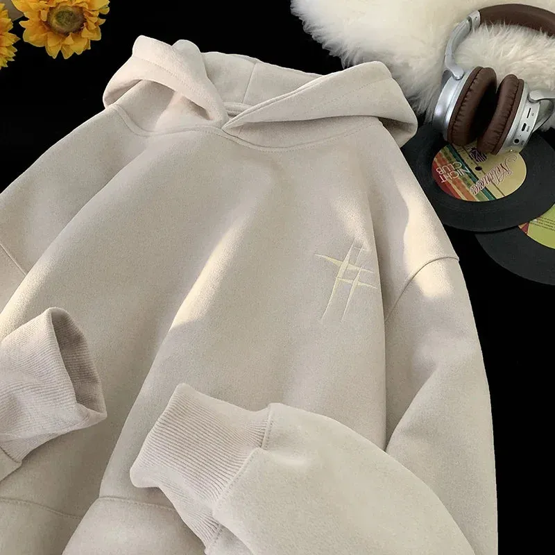 Gothic Vintage Suede Hoodie