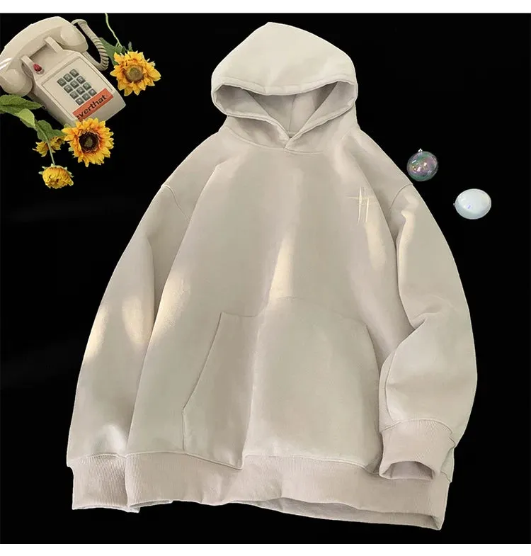 Gothic Vintage Suede Hoodie
