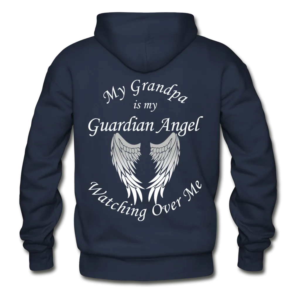 Grandpa Guardian Angel Gildan Heavy Blend Adult Hoodie (Ck1371)