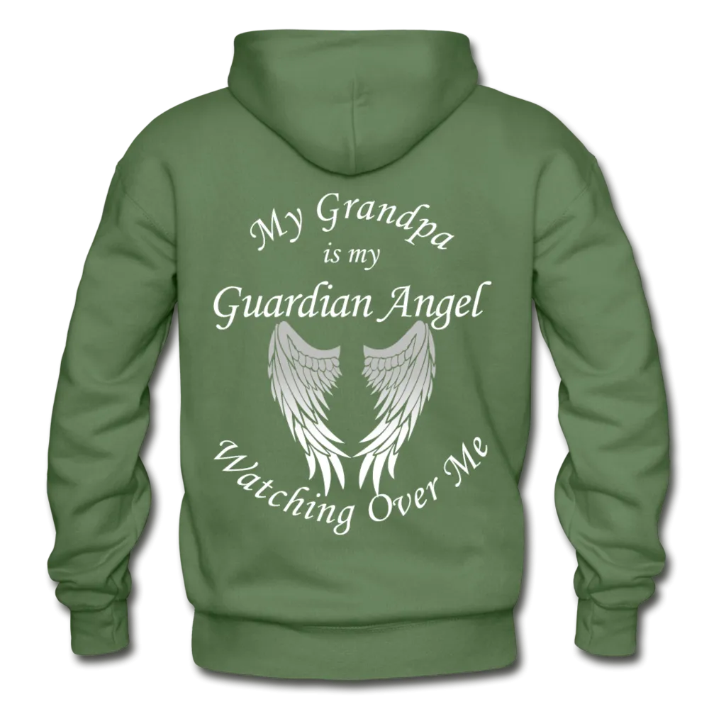 Grandpa Guardian Angel Gildan Heavy Blend Adult Hoodie (Ck1371)