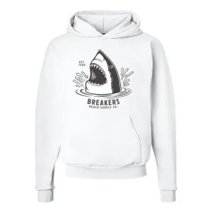 Great White - Unisex Ecosmart Hooded Sweatshirt