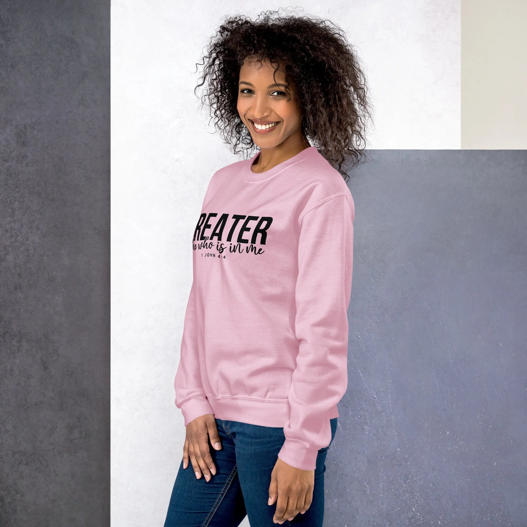 Greater Is He Sweatshirt