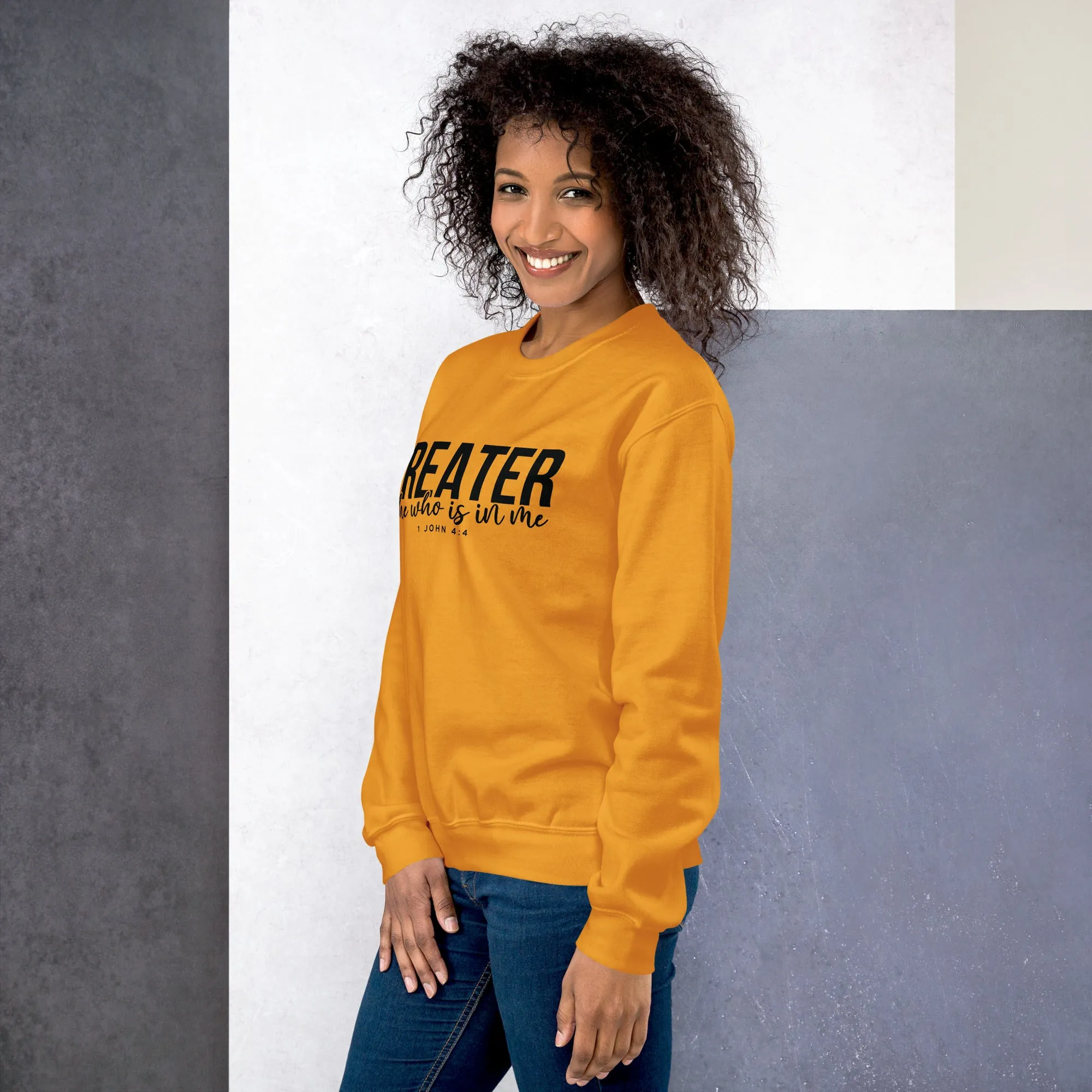 Greater Is He Sweatshirt