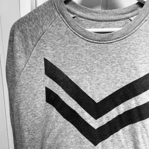 Grey chevon sweatshirt  (M, size 12)
