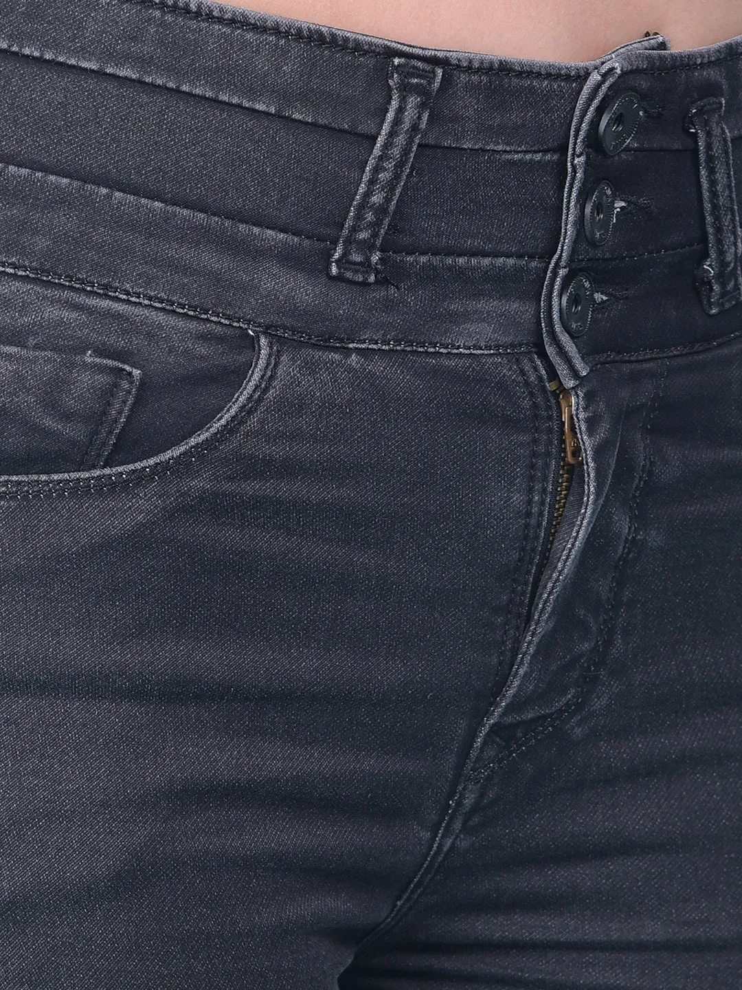 Grey High-Waist Jeans Jeans