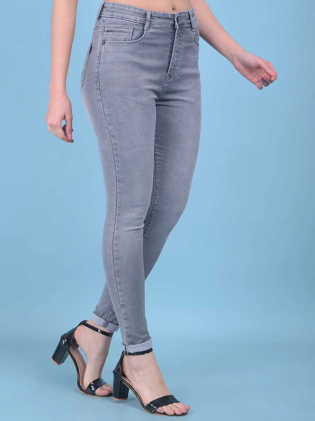 Grey Skinny Jeans