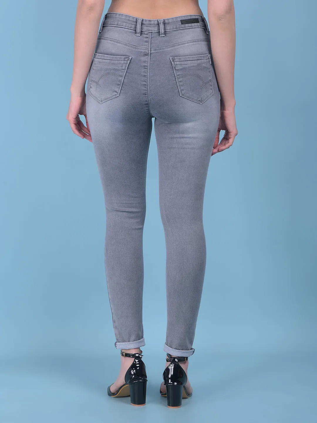 Grey Skinny Jeans