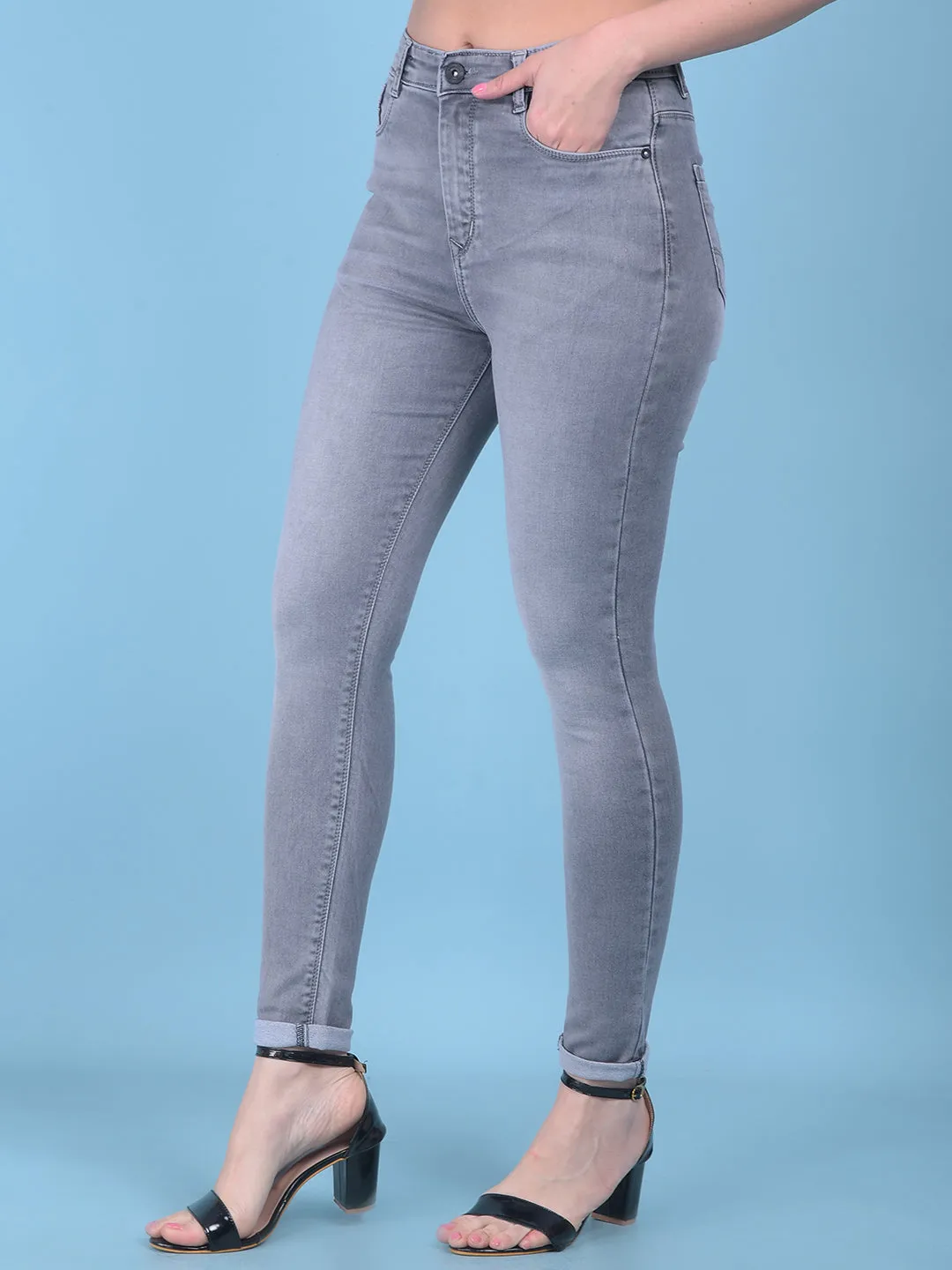 Grey Skinny Jeans