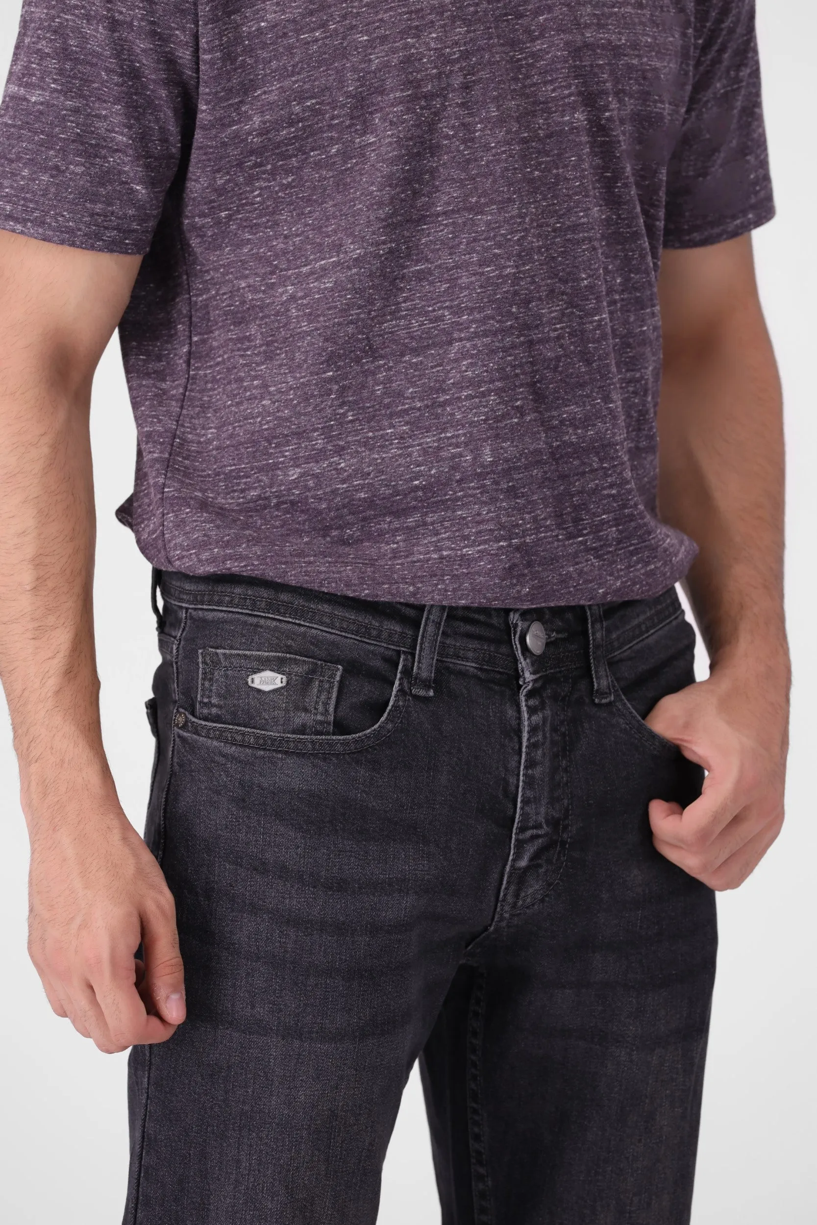 GREY STRAIGHT FIT JEANS